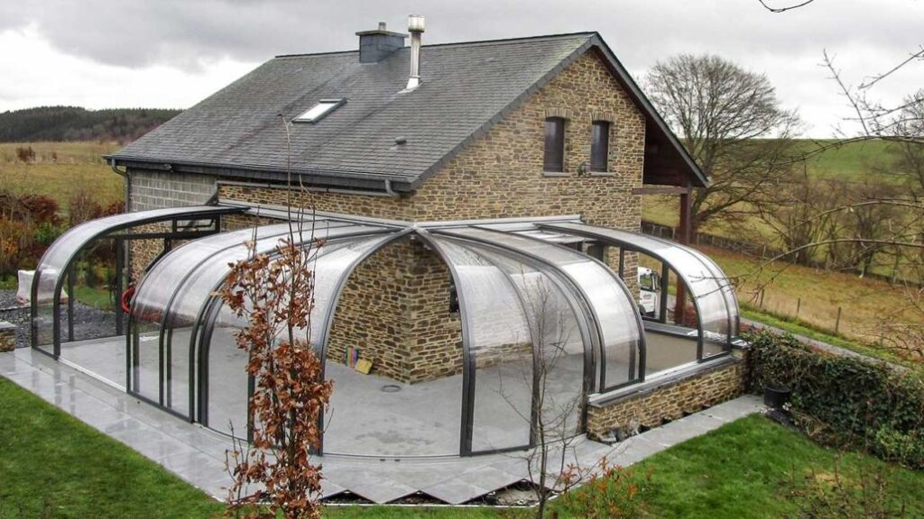 Terrassebabdeckung Saphir Sonderlösung über Eck